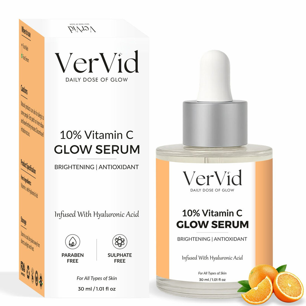 Vervid Vitamin C Glow Serum – Bright, Firm & Hydrated Skin