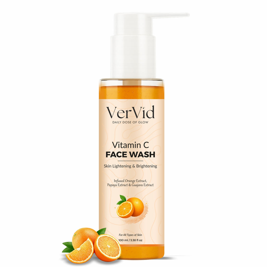VerVid Vitamin C Face Wash – Bright & Fresh Skin Daily