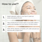 VerVid Gold Glow Face Wash – Deep Cleanse & Radiant Skin