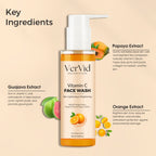 VerVid Vitamin C Face Wash – Bright & Fresh Skin Daily