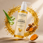 Vervid Aloe Vera Gold Face Wash for Glowing Skin 100ml