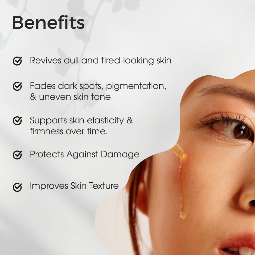 Benefits of Vitamin C Serum with Hyaluronic Acid for glowing skin