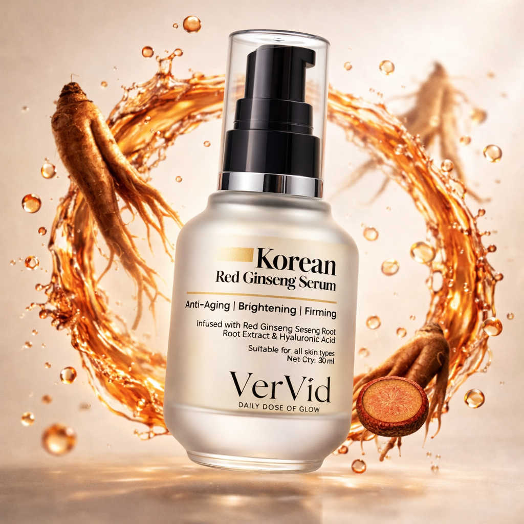 Vervid face serum for glowing skin 30ml bottle