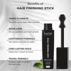 Flyaway hair stick for baby hair, hairline and ponytail finishing