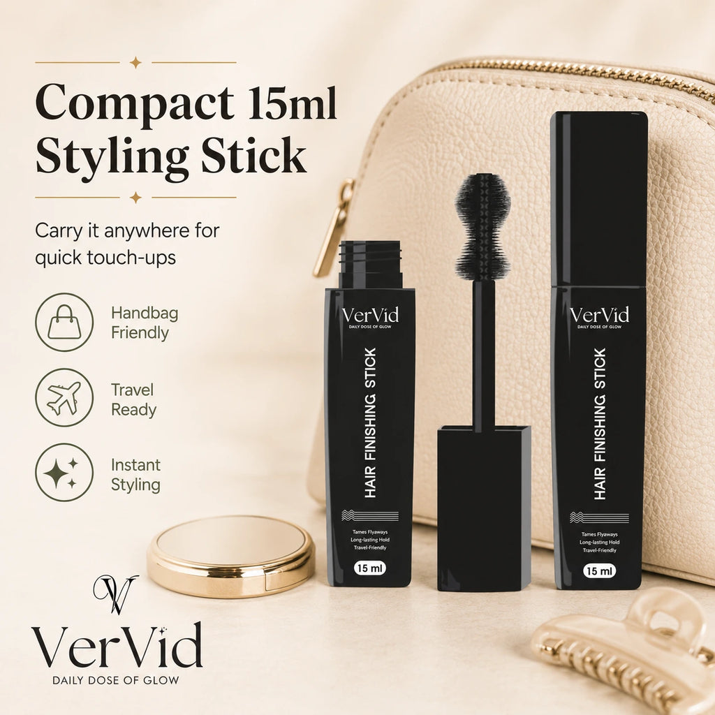 compact 15ml hair finishing stick for travel friendly quick touch ups and instant styling