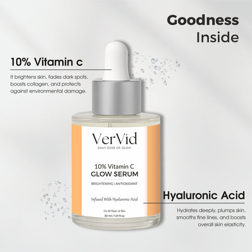 10% Vitamin C and Hyaluronic Acid face serum